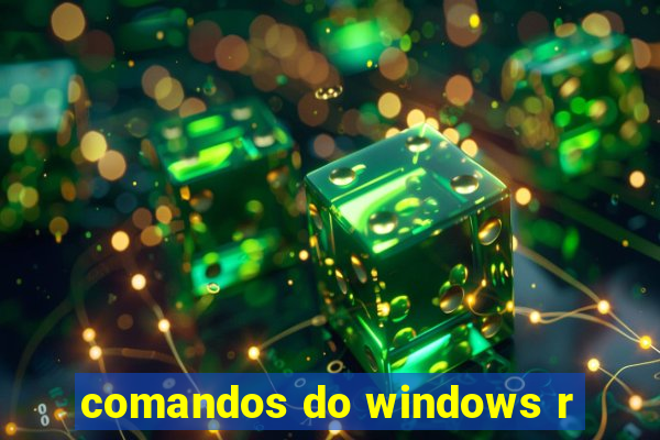 comandos do windows r